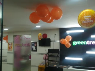 green trends unisex hair style salon